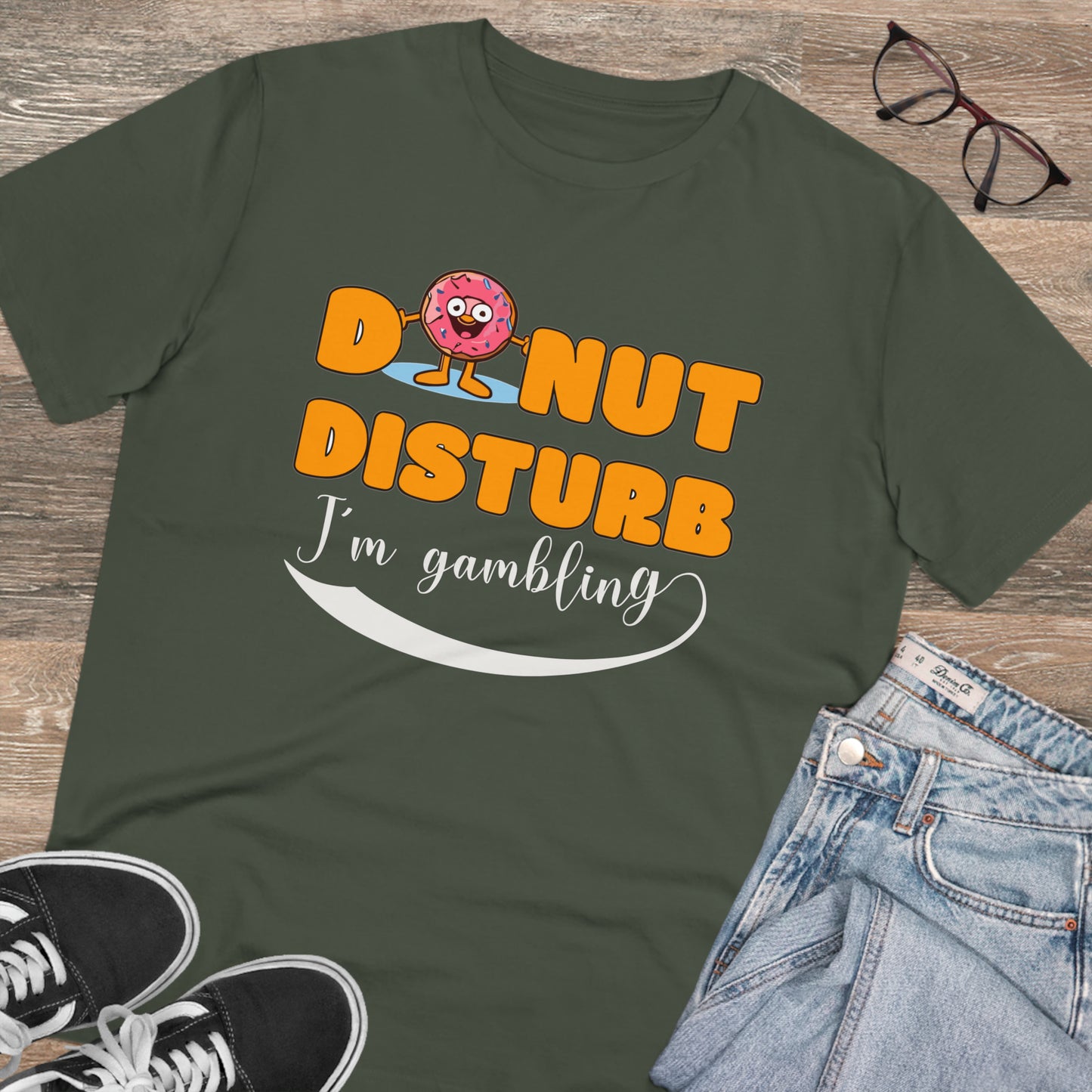 Donut Disturb I´m gambling - Unisex Shirt